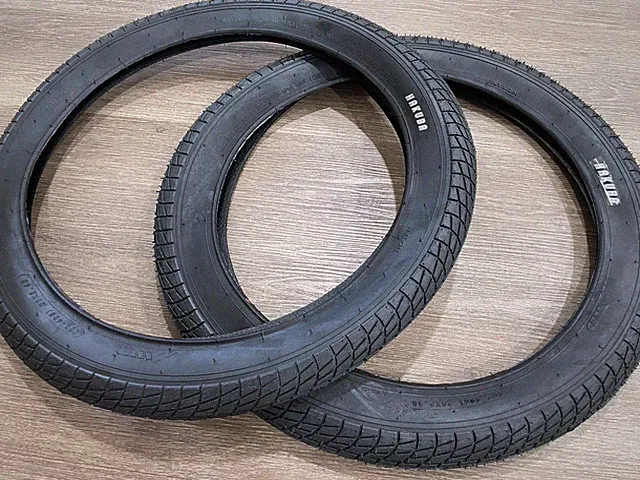 20"x 2.40" BMX Tires Set BLACK Bike Bicycle 1Pair Street Jump Tires 20x2.40