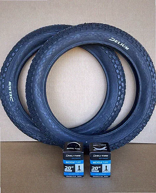 20 x 3.00 Bicycle Fat Tires Tubes BMX Jump Black Cross Ranger All Terrain E-Bike