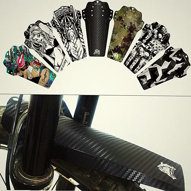 2pcs Bicycle Mudguards MTB Bike Mudguards Front and Rear, Splash Guards
