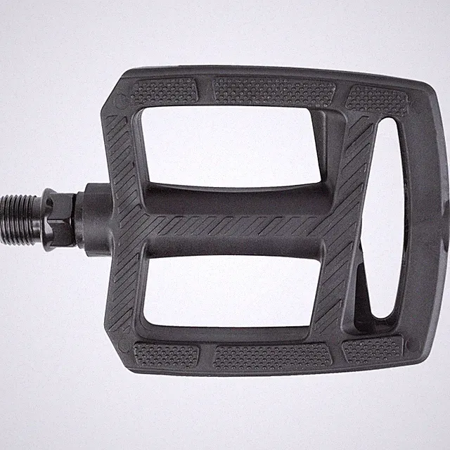 Bicycle Pedals M-Wave Steady Flat 2 E-Bike Pedals Pair 9/16 Boron Axle Black