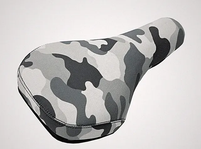 Bike BMX Kids Saddle Camo Dirt Jump Black Grey seat 620