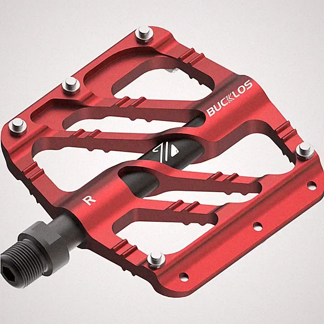 BUCKLOS MTB Flat Pedals Mountain Bike Pedals, 3 Bearings CNC Adult Road Bike...
