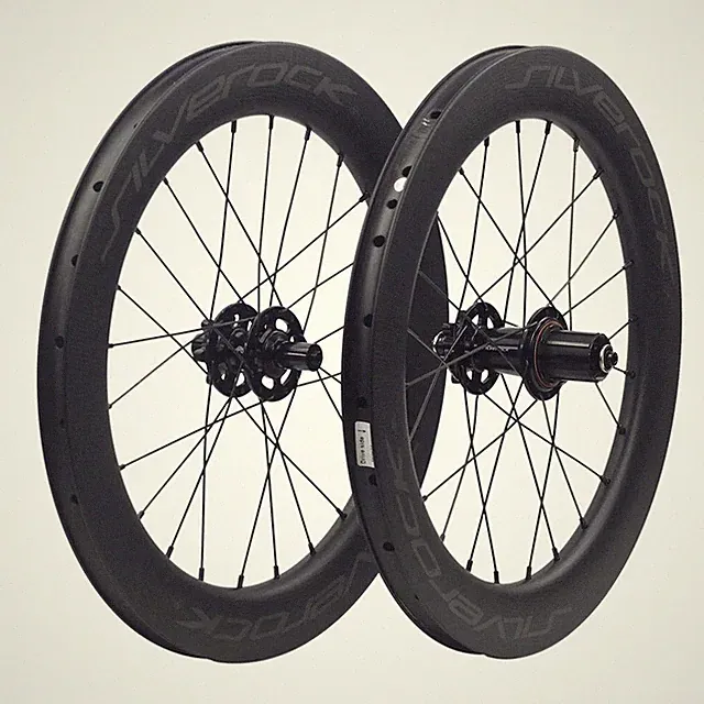 Carbon Wheels 20in 406 Disc Brake 8-11 Speed Folding Bike Wheelset Clincher