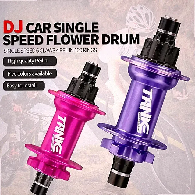 Dirt Jump Single Speed Locks Hub 32H 120 Point 135x10mm MTB 6 Claw 3 Teeth Hub