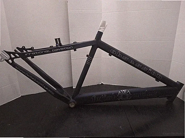 Fetish Cycles Obsession Dirt Jumper Bike Frame- NEW- Please READ