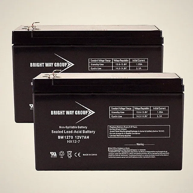 Jump Starter SLA Sealed Lead Acid Rechargeable Battery 12V 7AH F1 - 2 Pack