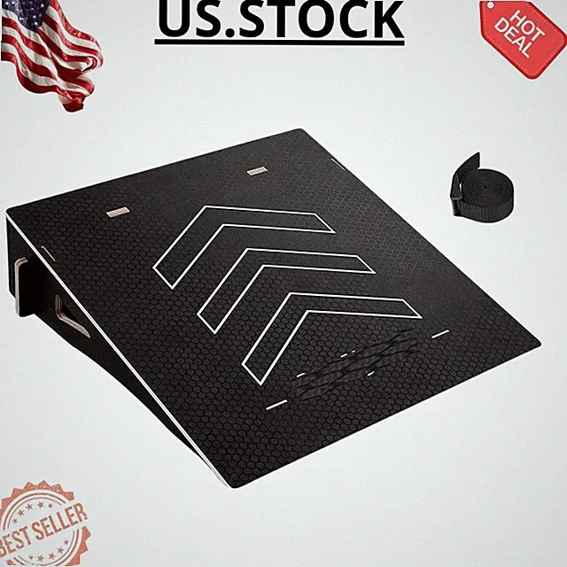 Kids 25.2in Skateboard Bike Scooter BMX Jump Ramp Black