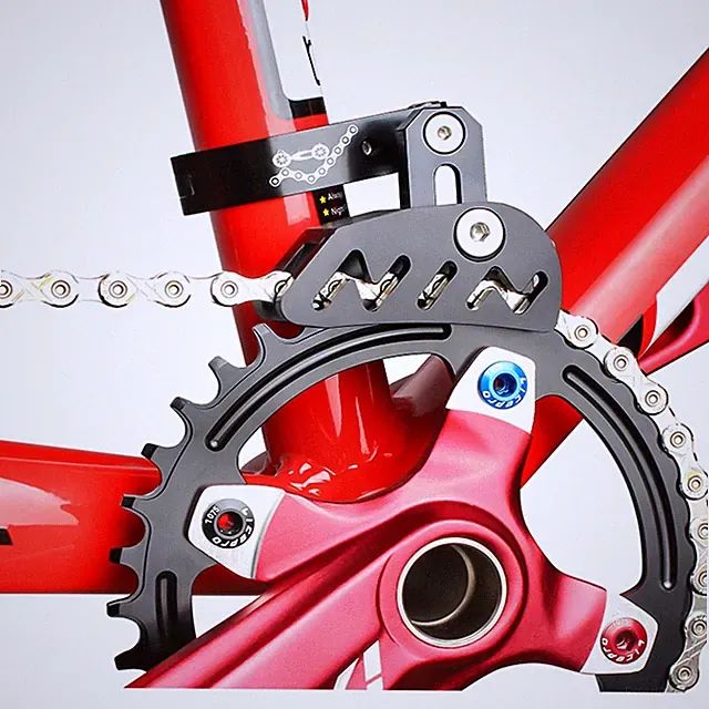 MTB Bicycle Aluminum Chain Guide Gravel Mount Single Speed Top Tooth Guide Tools