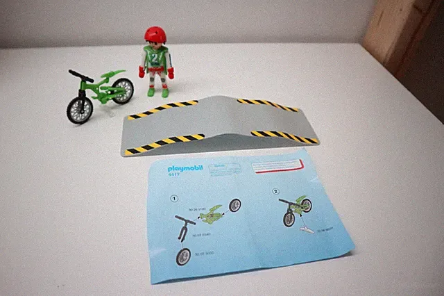 playmobil 4417 setnr. cross road jumping bike bicycle cycling race speed