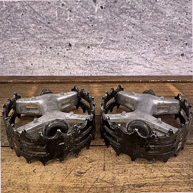 Vintage Primo Pro BMX Bike Pedals 1/2 Black Pair 450g Mid School Alloy Platform